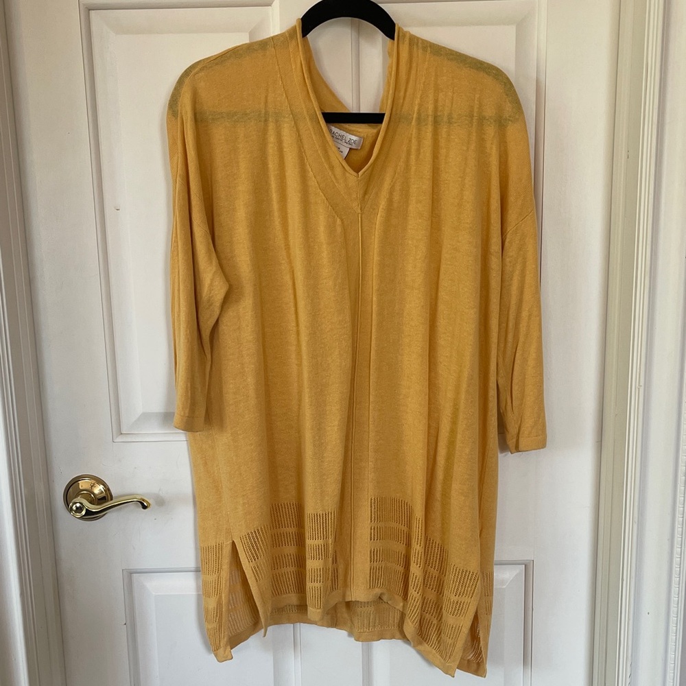 Simply Couture Mustard V-Neck Tunic